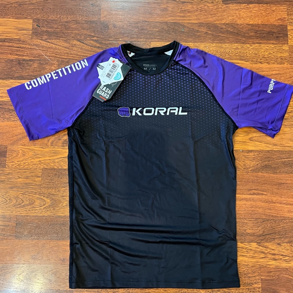 NWT Koral Purple Belt no gi rash guards guard